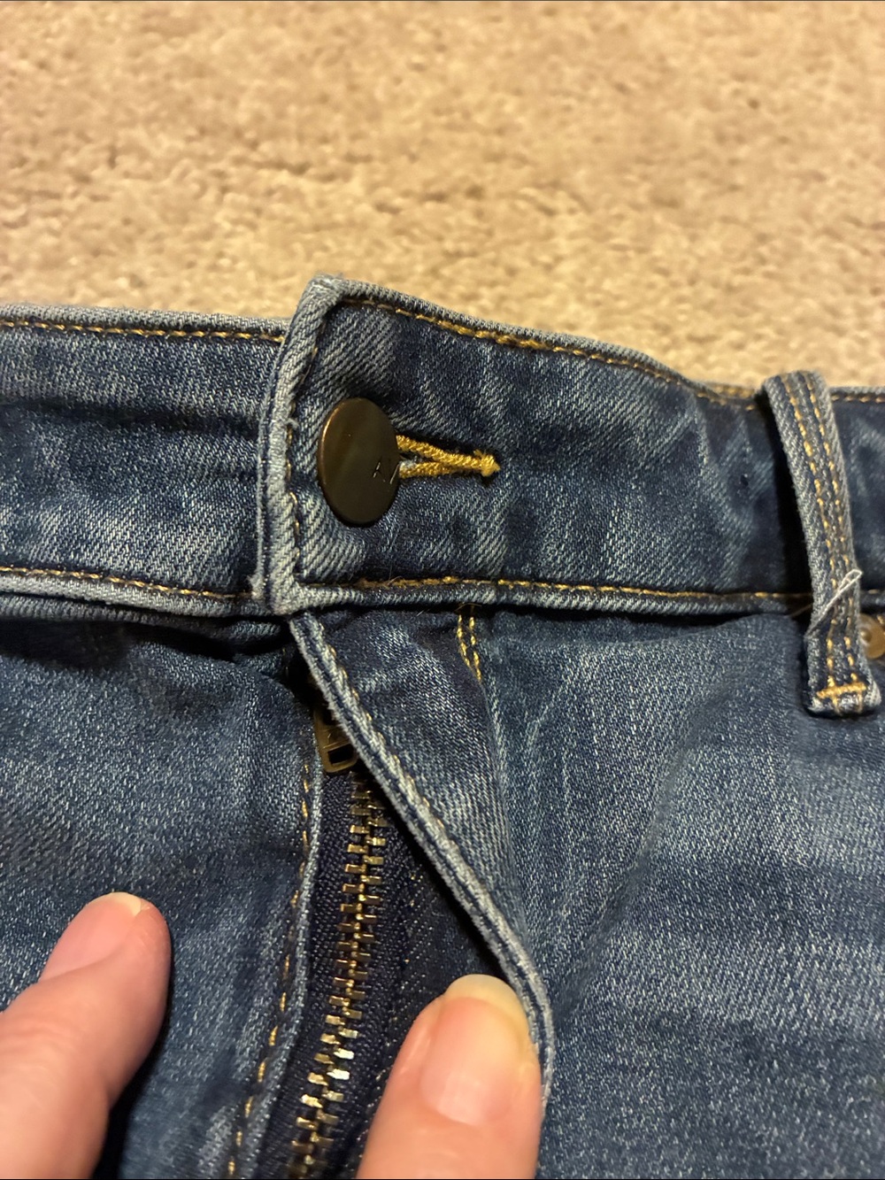 Ava & Viv Light Blue Rolled Hem Denim Shorts - Picture 3 of 8